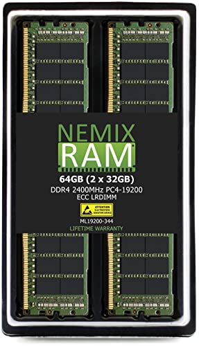 ddr4 64g ecc 2400 lrdimm サーバー用メモリ Amazon.co.jp: 64GB (2x32GB) DDR4-2400MHz PC4-19200 ECC LRDIMM 4Rx4